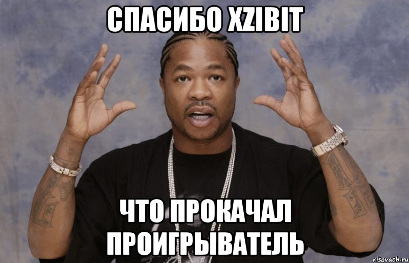 спасибо xzibit что прокачал проигрыватель, Мем Xzibit