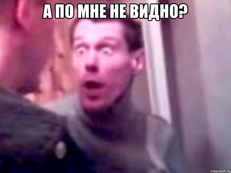 а по мне не видно? , Мем Запили