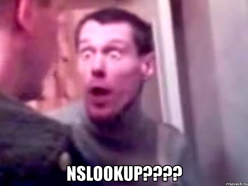  nslookup???, Мем Запили