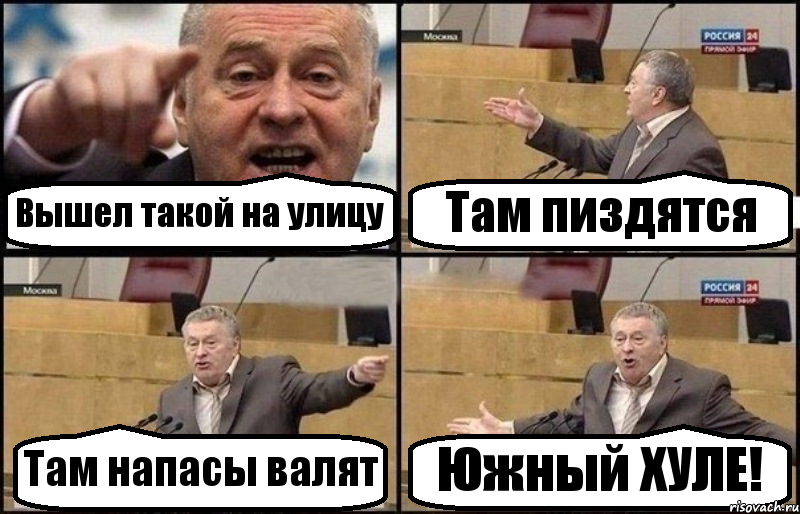 Вышел такой на улицу Там пиздятся Там напасы валят Южный ХУЛЕ!, Комикс Жириновский