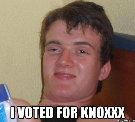  i voted for knoxxx, Мем 10 guy (Stoner Stanley really high guy укуренный парень)