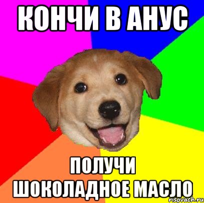 кончи в анус получи шоколадное масло, Мем Advice Dog