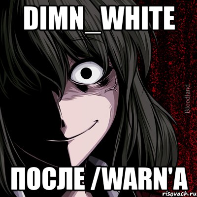 dimn_white после /warn'a