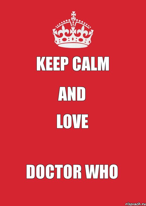 KEEP CALM AND LOVE DOCTOR WHO, Комикс Keep Calm 3