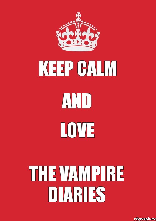 KEEP CALM AND LOVE The Vampire Diaries, Комикс Keep Calm 3