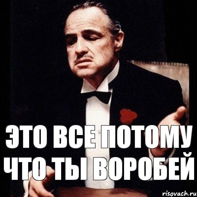 это все потому что ты Воробей, Комикс Дон Вито Корлеоне 1