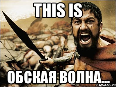 this is обская волна..., Мем Это Спарта