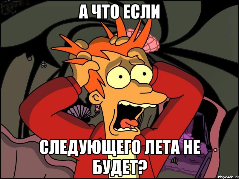 а что если следующего лета не будет?, Мем Фрай в панике