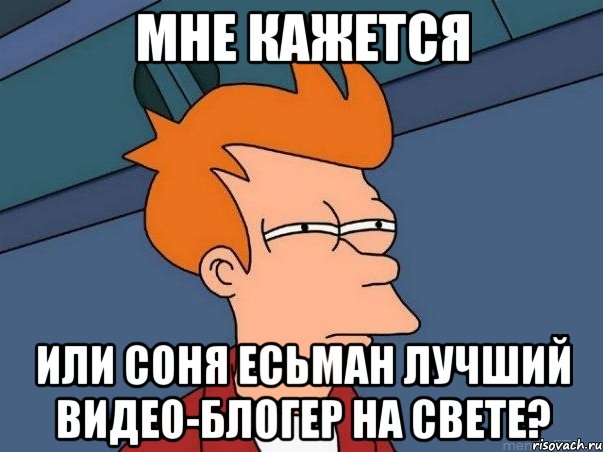 мне кажется или соня есьман лучший видео-блогер на свете?, Мем  Фрай (мне кажется или)