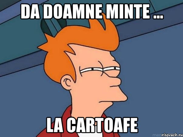 da doamne minte ... la cartoafe, Мем  Фрай (мне кажется или)