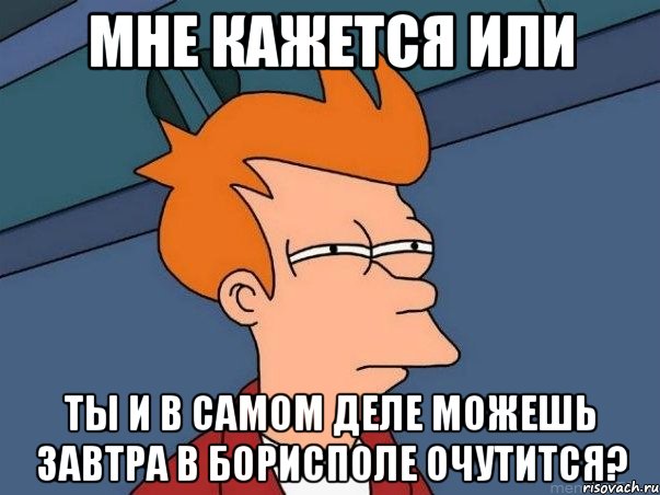 мне кажется или ты и в самом деле можешь завтра в борисполе очутится?, Мем  Фрай (мне кажется или)