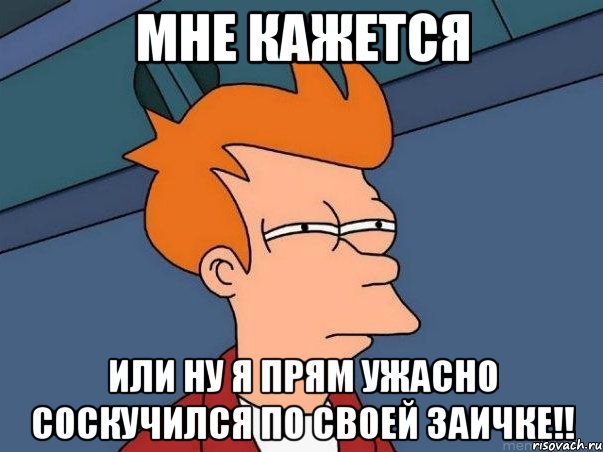 мне кажется или ну я прям ужасно соскучился по своей заичке!!, Мем  Фрай (мне кажется или)