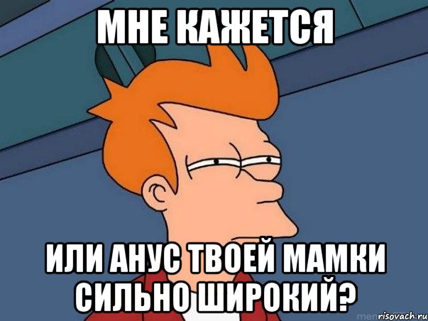 мне кажется или анус твоей мамки сильно широкий?, Мем  Фрай (мне кажется или)