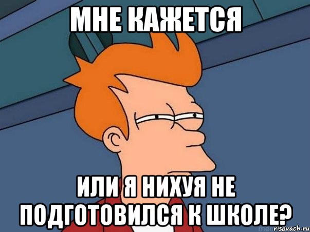 мне кажется или я нихуя не подготовился к школе?, Мем  Фрай (мне кажется или)