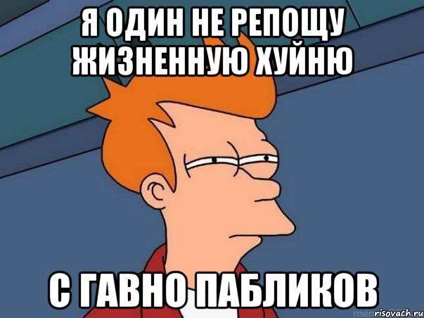 я один не репощу жизненную хуйню с гавно пабликов, Мем  Фрай (мне кажется или)