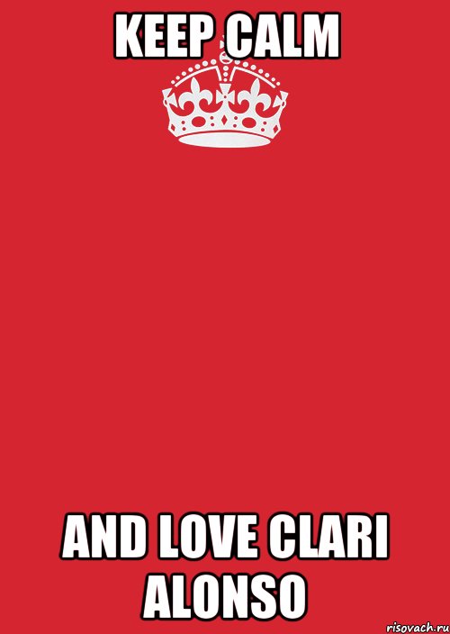 keep calm and love clari alonso, Комикс Keep Calm 3