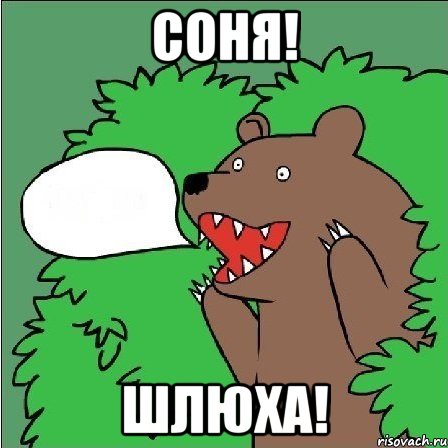 соня! шлюха!