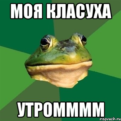 моя класуха утромммм