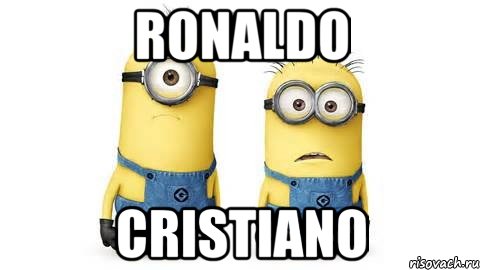 ronaldo cristiano, Мем Миньоны