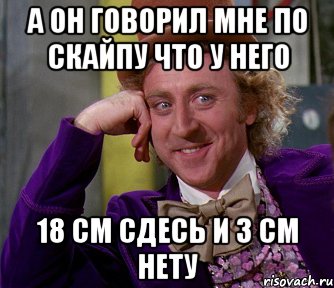 а он говорил мне по скайпу что у него 18 см сдесь и 3 см нету, Мем мое лицо