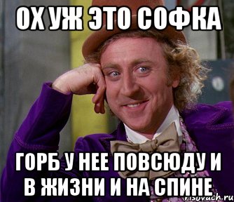 ох уж это софка горб у нее повсюду и в жизни и на спине, Мем мое лицо