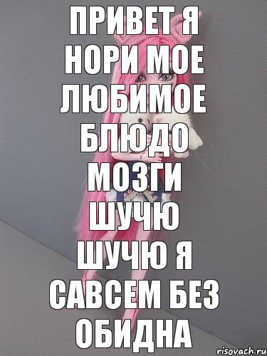 привет я нори мое любимое блюдо мозги шучю шучю я савсем без обидна, Комикс монстер хай новая ученица