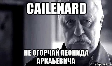 cailenard не огорчай леонида аркаьевича, Мем Не огорчай Леонида Аркадьевича