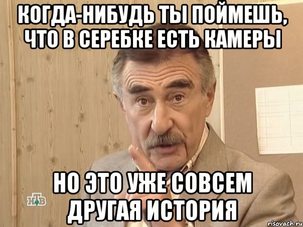 когда-нибудь ты поймешь, что в серебке есть камеры но это уже совсем другая история, Мем Каневский (Но это уже совсем другая история)