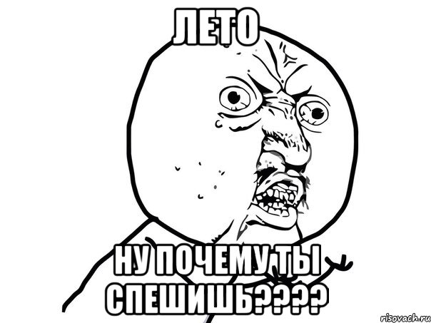 лето ну почему ты спешишь???, Мем Ну почему (белый фон)