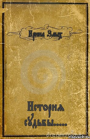 Ирина Злых История судьбы....., Комикс обложка книги