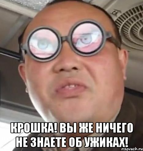  крошка! вы же ничего не знаете об ужиках!, Мем Очки ннада А чётки ннада