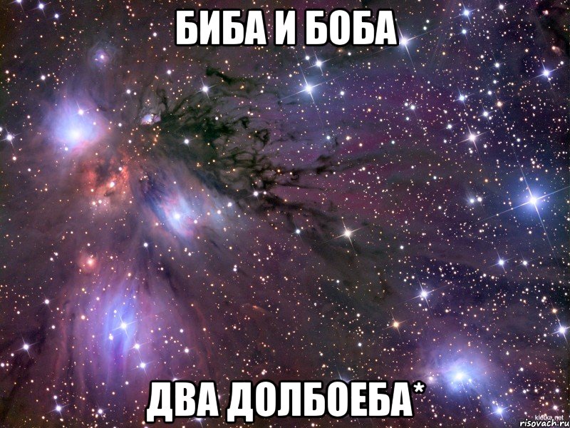 биба и боба два долбоеба*, Мем Космос