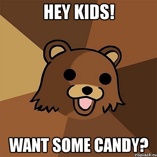 hey kids! want some candy?, Мем Педобир