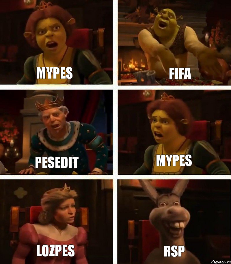 MyPes PESEDIT LozPes Fifa MyPes RSP, Комикс  Шрек Фиона Гарольд Осел