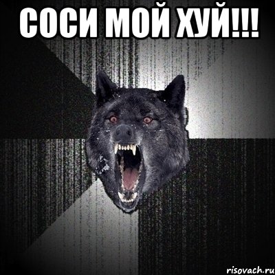 соси мой хуй!!! , Мем Сумасшедший волк