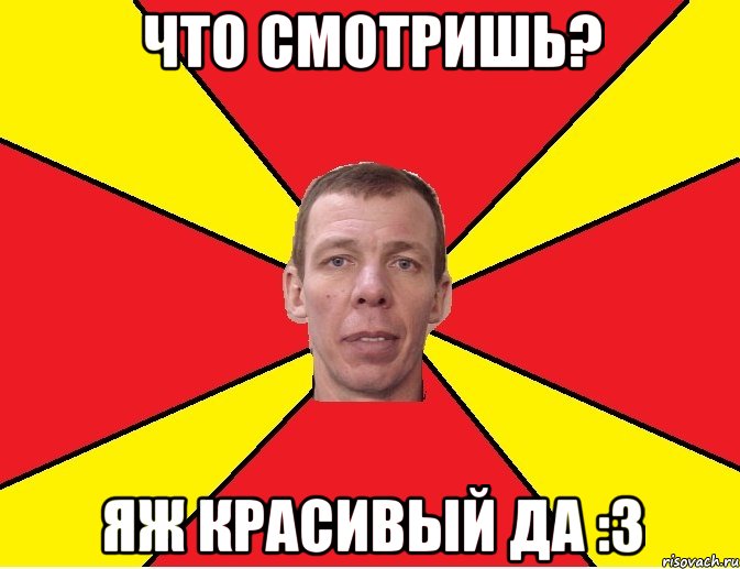 что смотришь? яж красивый да :3