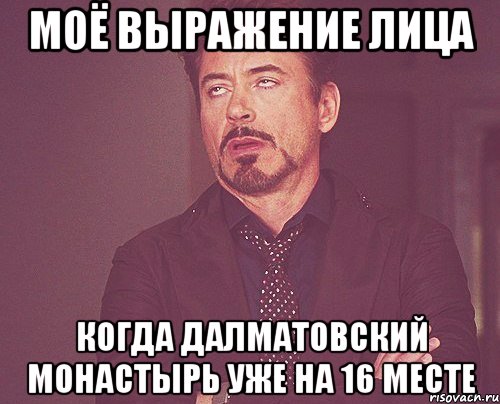 моё выражение лица когда далматовский монастырь уже на 16 месте, Мем твое выражение лица