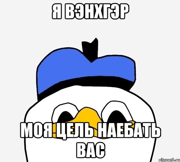 я вэнхгэр моя цель наебать вас, Мем Утка