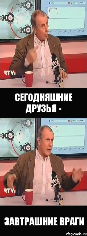 сегодняшние друзья - завтрашние враги, Комикс Веллер