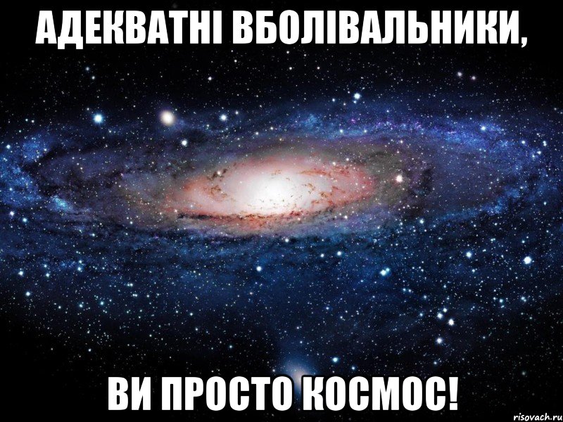 адекватні вболівальники, ви просто космос!, Мем Вселенная