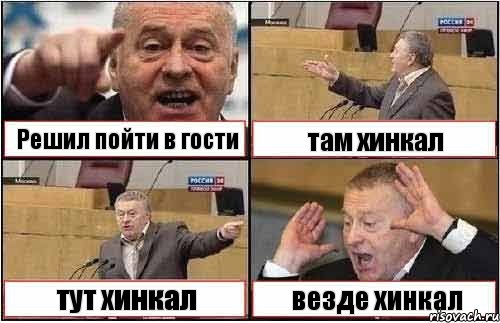 Решил пойти в гости там хинкал тут хинкал везде хинкал, Комикс жиреновский