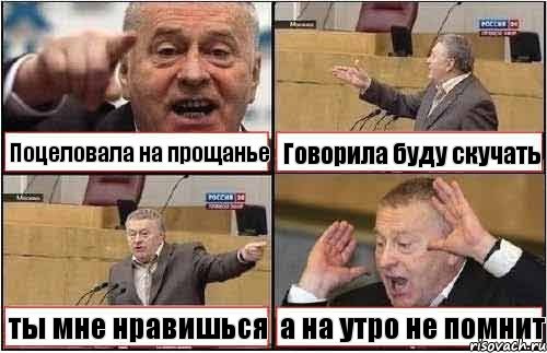 Поцеловала на прощанье Говорила буду скучать ты мне нравишься а на утро не помнит, Комикс жиреновский