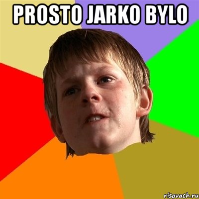 prosto jarko bylo , Мем Злой школьник