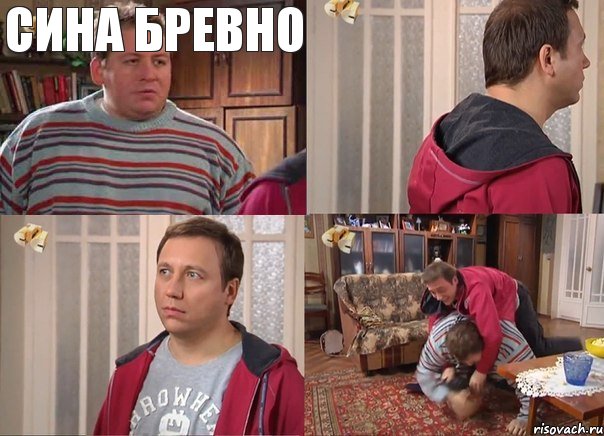  Сина бревно   , Комикс Воронины