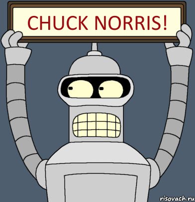 Chuck Norris!, Комикс Бендер с плакатом