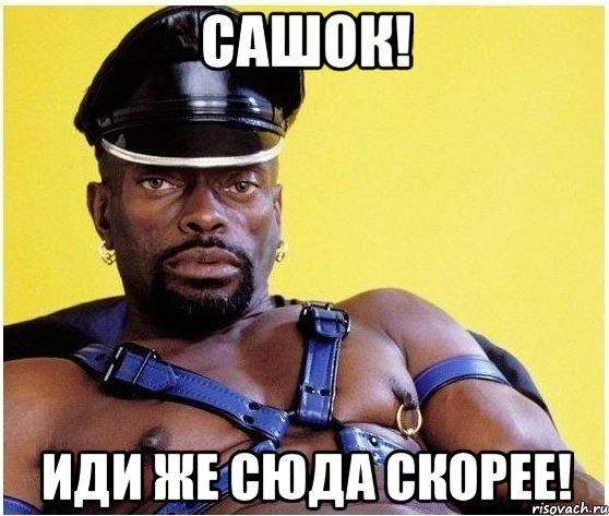 сашок! иди же сюда скорее!, Мем Черный властелин