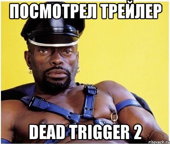 посмотрел трейлер dead trigger 2, Мем Черный властелин