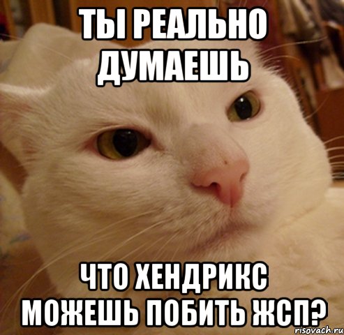 ты реально думаешь что хендрикс можешь побить жсп?