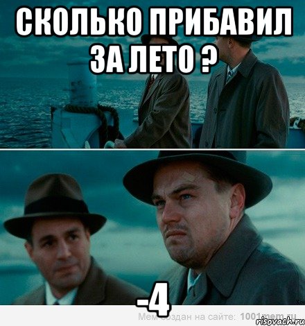 сколько прибавил за лето ? -4, Комикс Ди Каприо (Остров проклятых)