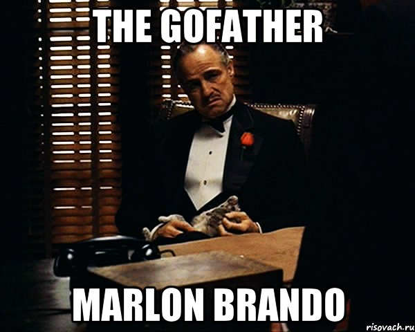the gofather marlon brando, Мем Дон Вито Корлеоне